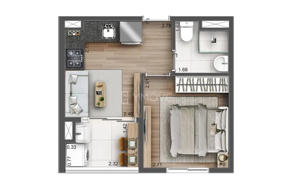 Apartamento à venda com 1 quarto no Vila Esperança, São Paulo — foto 13