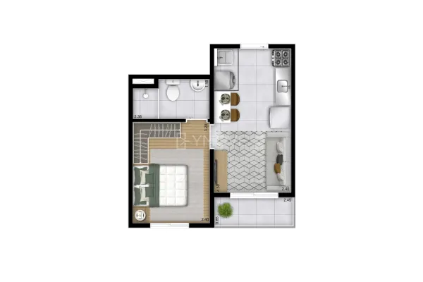 Apartamento à venda com 1 quarto no Vila Ema, São Paulo — foto 12