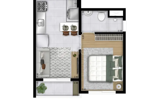Apartamento à venda com 1 quarto no Vila Ema, São Paulo — foto 14
